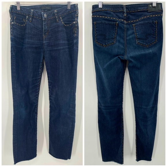 Silver Jeans Denim - Silver Jeans Naomi Mid Rise Y2K Skinny Denim Jeans Size 26